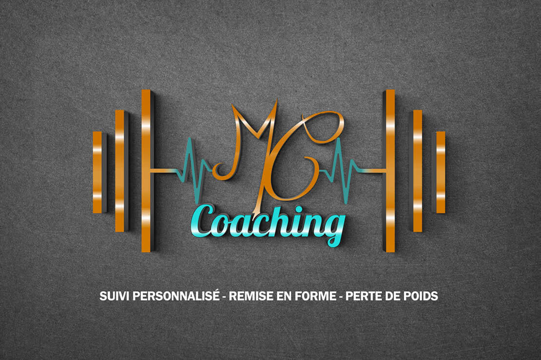 mock up du logo de la coach sportive MC Coaching